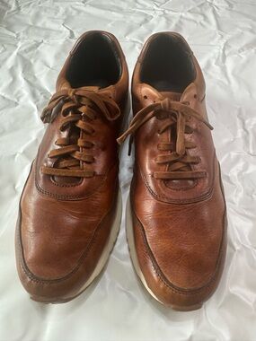 Cole Haan Men's Leather Casual Sneakers in Brown